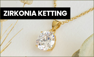 Ketting met zirkonia